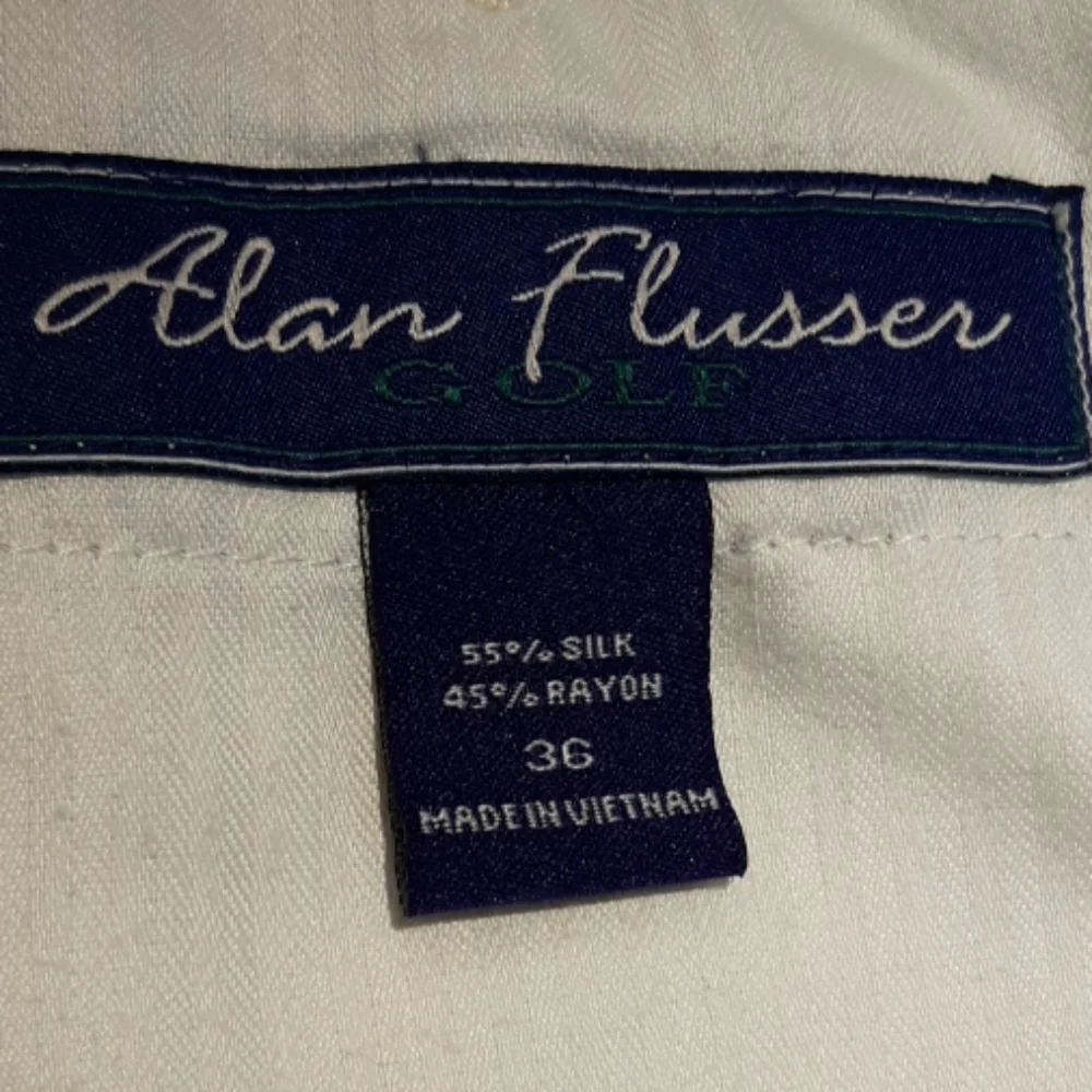 Mens Shorts Size 36 Waist ALAN FLUSSER GOLF Silk Rayon